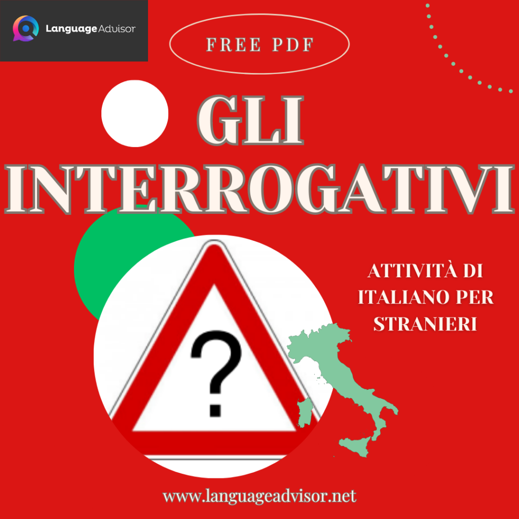 Italian As Second Language Gli Interrogativi