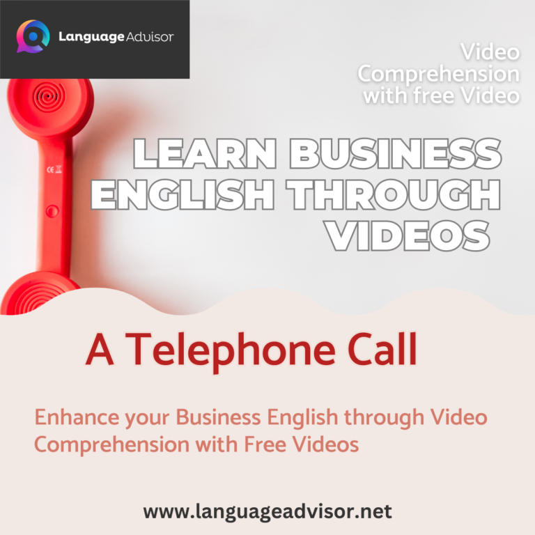 Learn Business English Through Videos – A Telephone Call