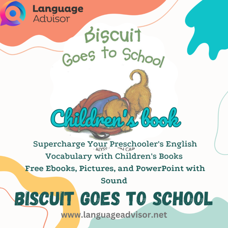 Children’s book – Buiscuit goes to school