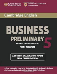 Cambridge English Business 5 Preliminary – Vocabulary List
