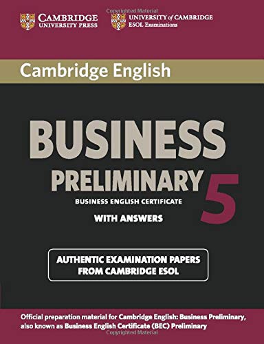 Cambridge English Business 5 Preliminary - Vocabulary List