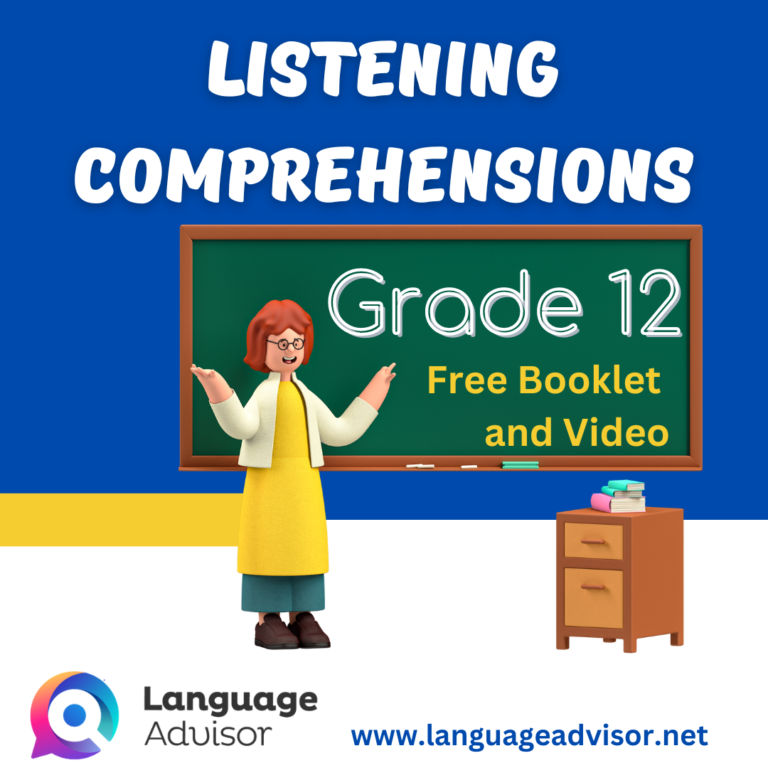 Grade 12 Listening Comprehensions