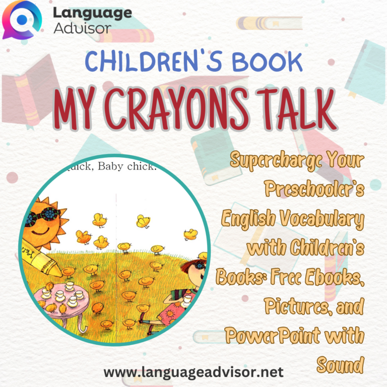 Children’s book – My Crayons Talk