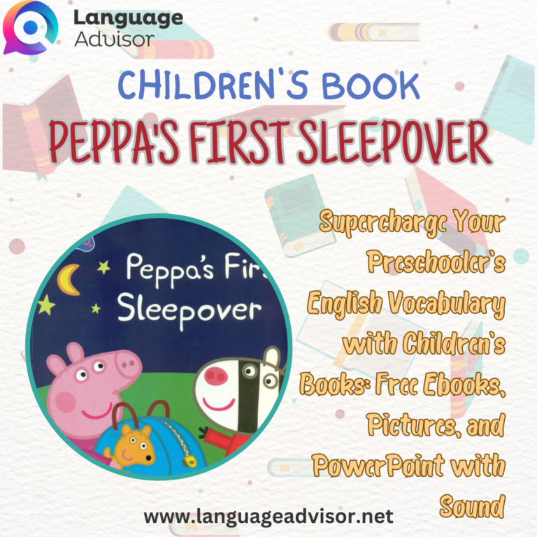 Children’s book – Peppa’s First Sleepover