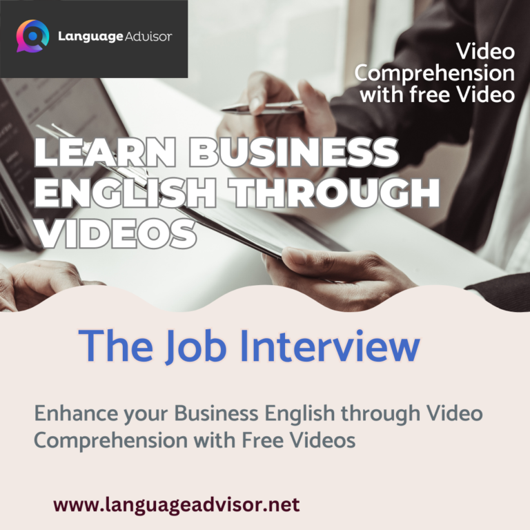 Learn Business English Through Videos – The Job Interview