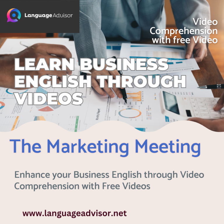 Learn Business English Through Videos – The Marketing Meeting
