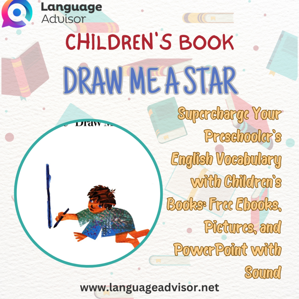 Children's book Draw me a star Language Advisor