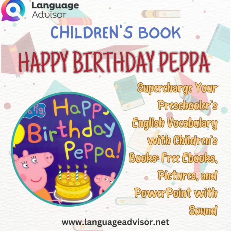 Children’s book – Happy Birthday Peppa