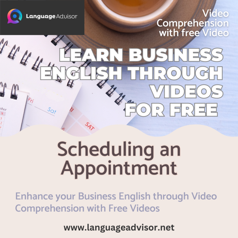 Learn Business English Through Videos – Scheduling an Appointment