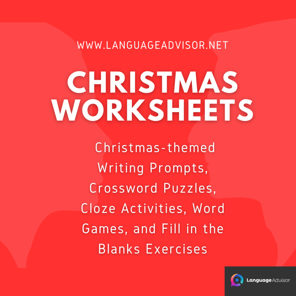 Christmas Worksheets Language Advisor