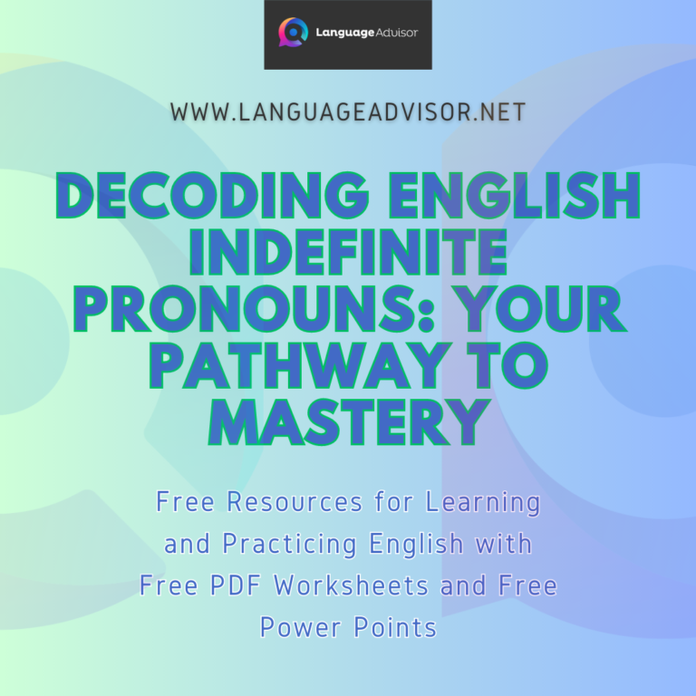 Decoding English Indefinite Pronouns Your Pathway to Mastery