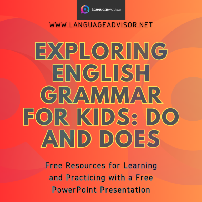 Exploring English grammar for kids Do and does