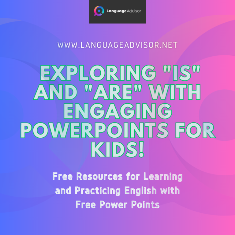 Exploring “Is” and “Are” with Engaging PowerPoints for Kids!