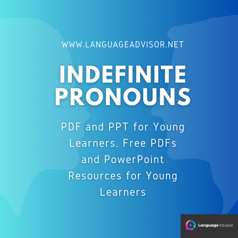 Indefinite Pronouns – PDF and PPT for Young Learners