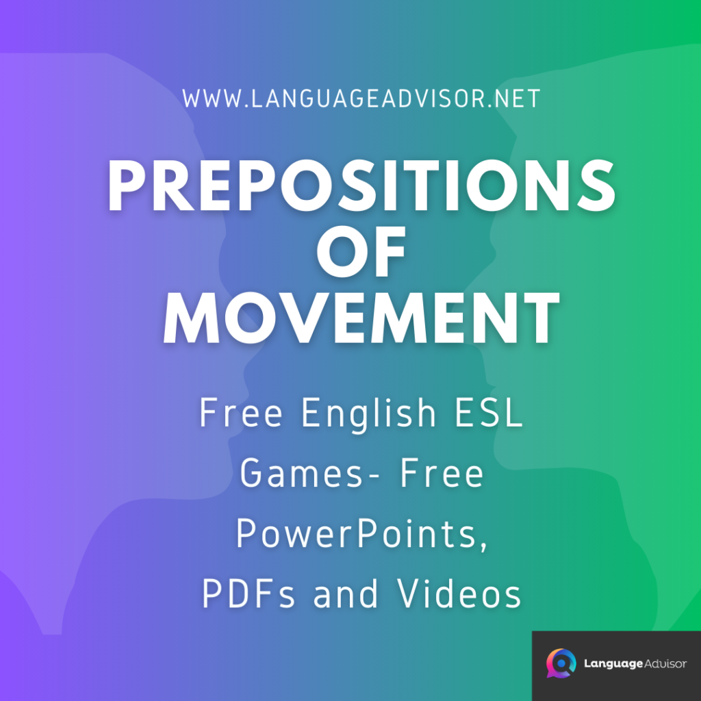 Prepositions of Movement - PDF and PPT for Young Learners - Language ...