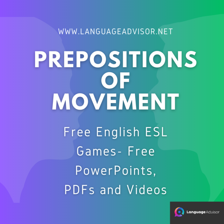 Prepositions of Movement – PDF and PPT for Young Learners