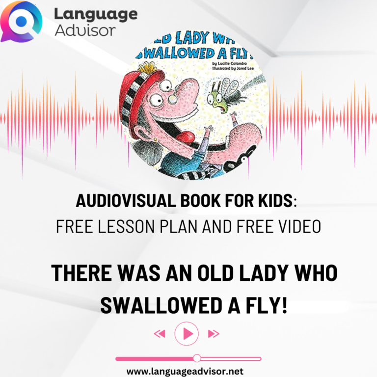 Audiovisual Book for Kids: There Was an Old Lady Who Swallowed a Fly!