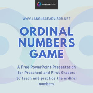 Ordinal numbers Game – free PPT