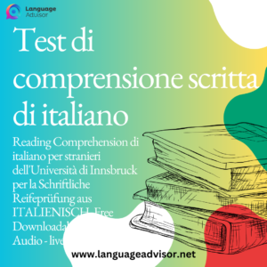 Test di comprensione scritta di italiano – Intermedio