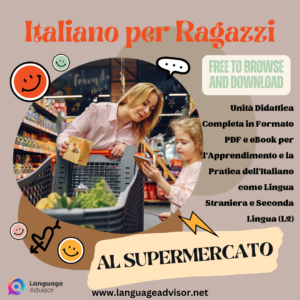 Italiano per Ragazzi – AL SUPERMERCATO