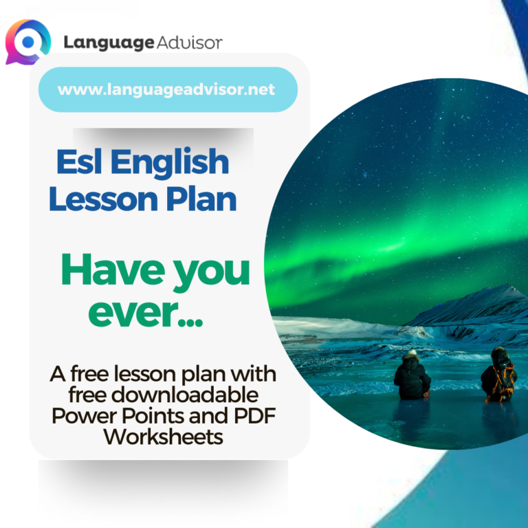 Esl English Lesson Plan Have you Ever...
