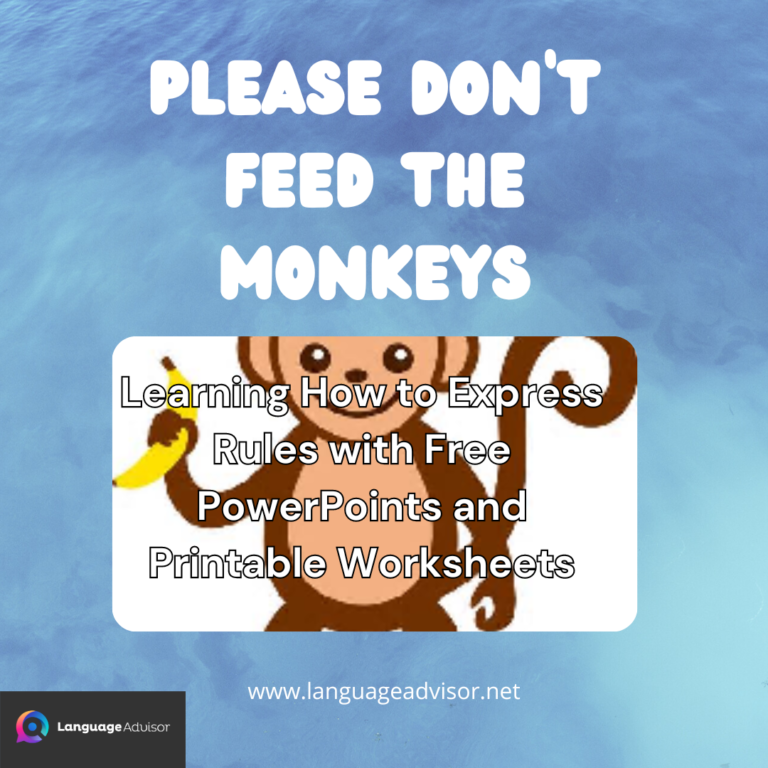 Please don’t feed the monkeys