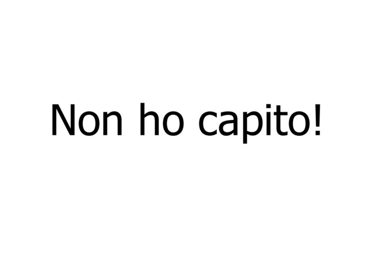 Cartelli per le prime lezioni di italiano - Language Advisor