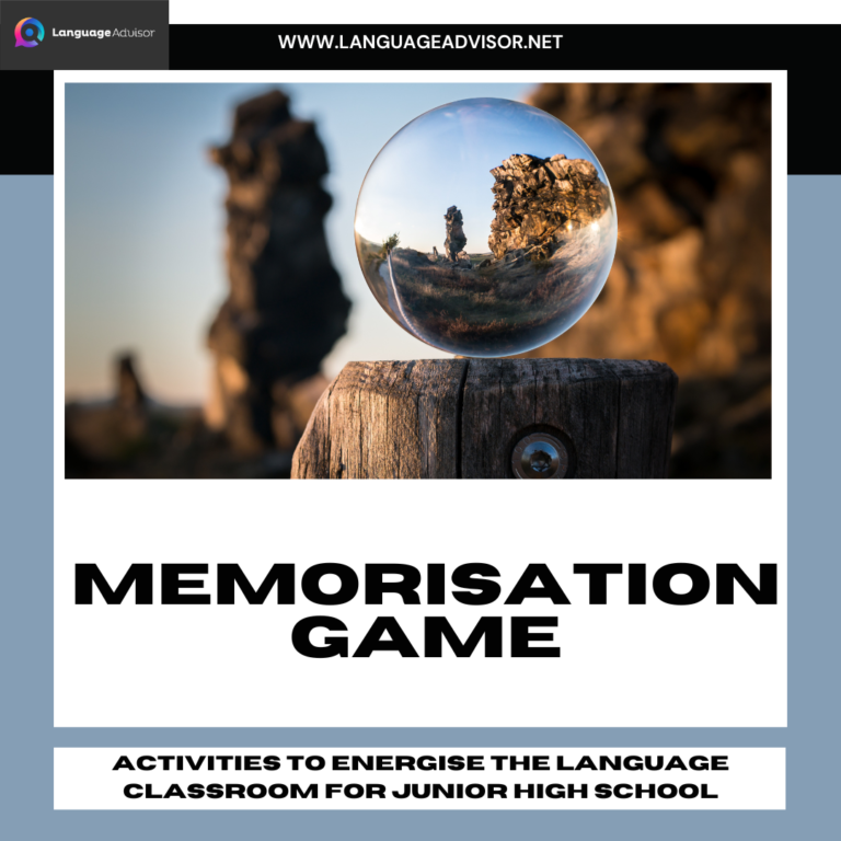 Memory Game  World Language Classroom