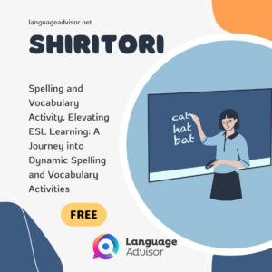 SHIRITORI – Spelling and Vocabulary Activity