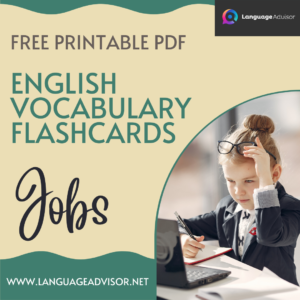 English Vocabulary Flashcards: Jobs