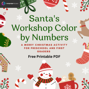 Santa’s Workshop Color by Numbers
