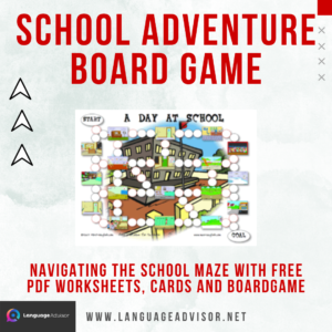 School Adventure Board Game