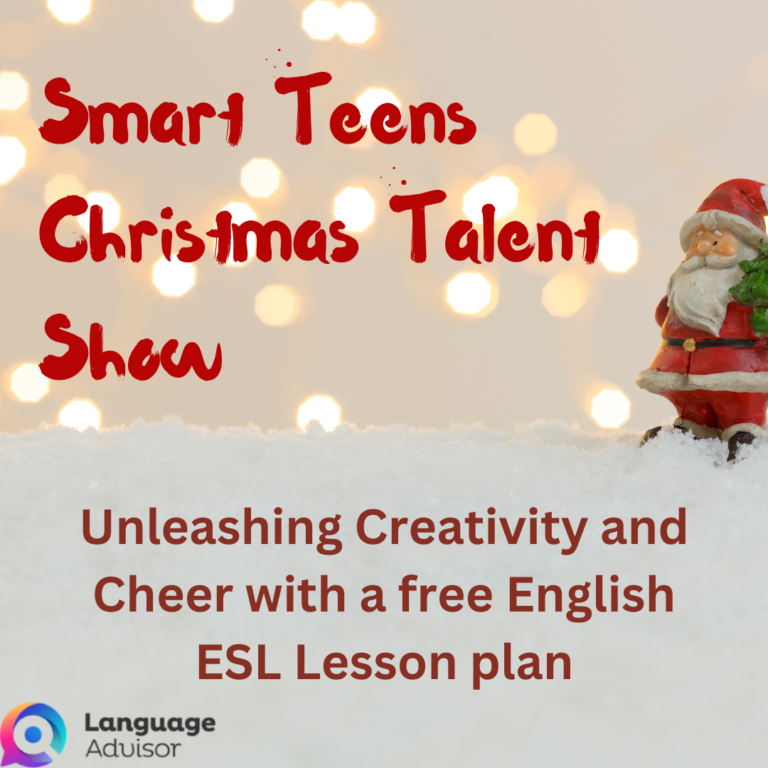Smart Teens Christmas Talent Show: Unleashing Creativity and Cheer with a free English ESL Lesson plan