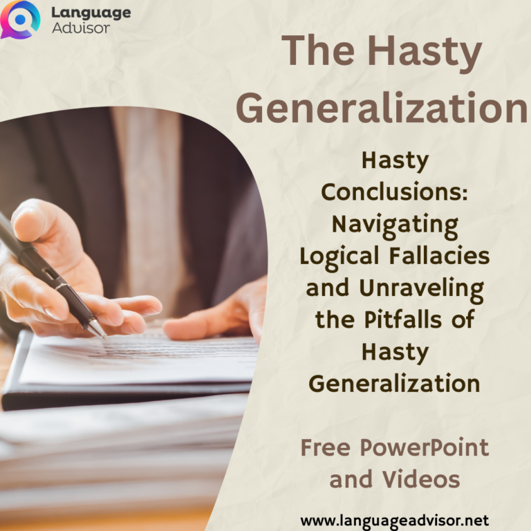 The Hasty Generalization