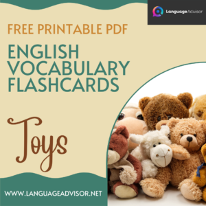 English Vocabulary Flashcards: Toys