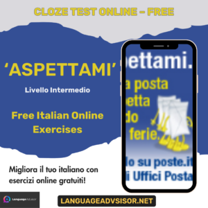 ‘Aspettami’ – Free Italian Cloze