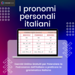 I pronomi personali italiani