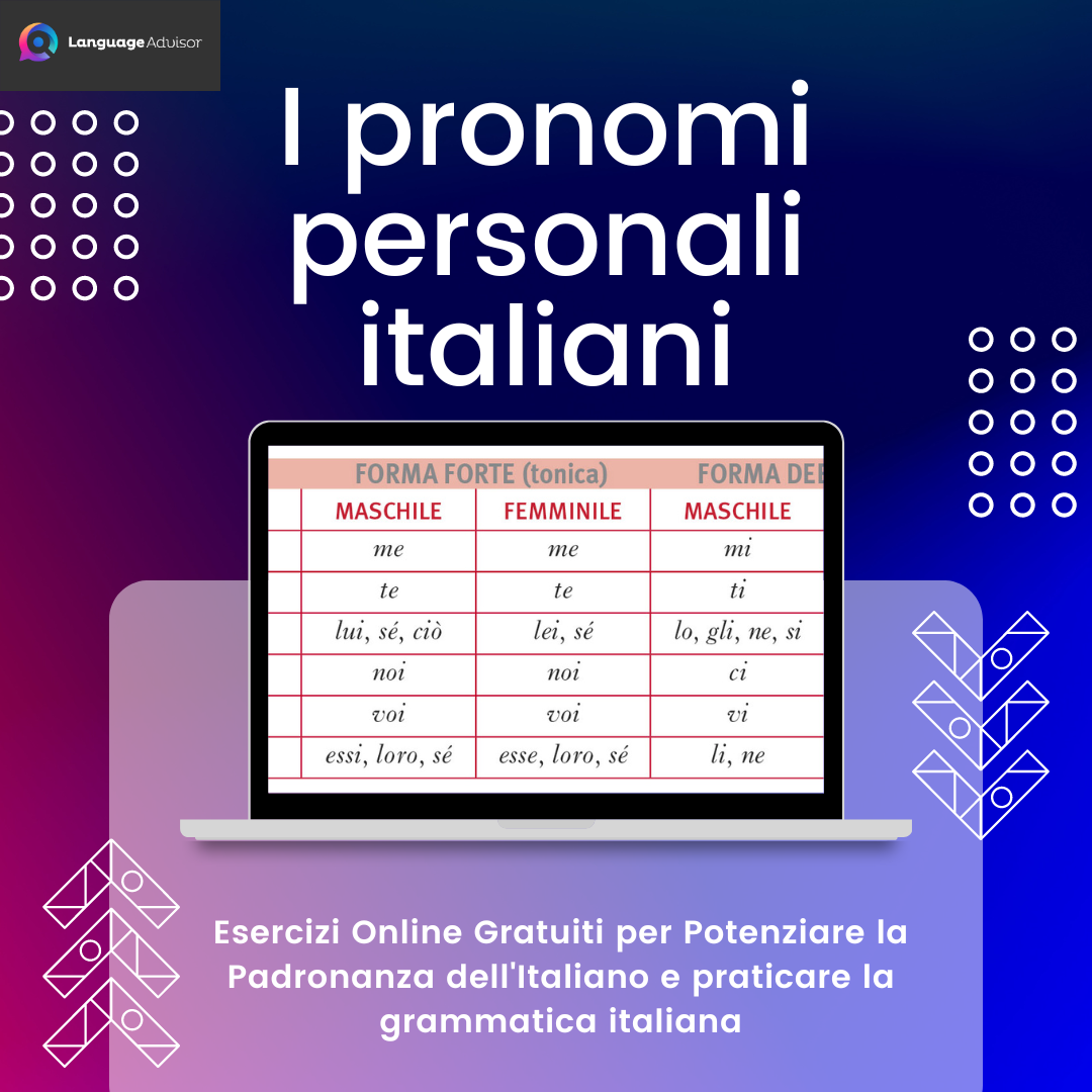 I Pronomi Personali