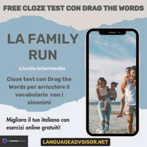 La Family Run – Free Italian Cloze