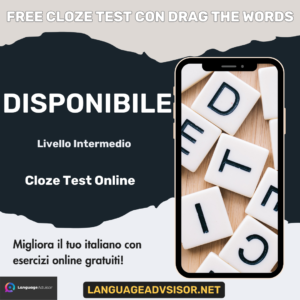 Disponibile – Free Italian Cloze