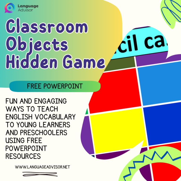 Classroom Objects Hidden Game