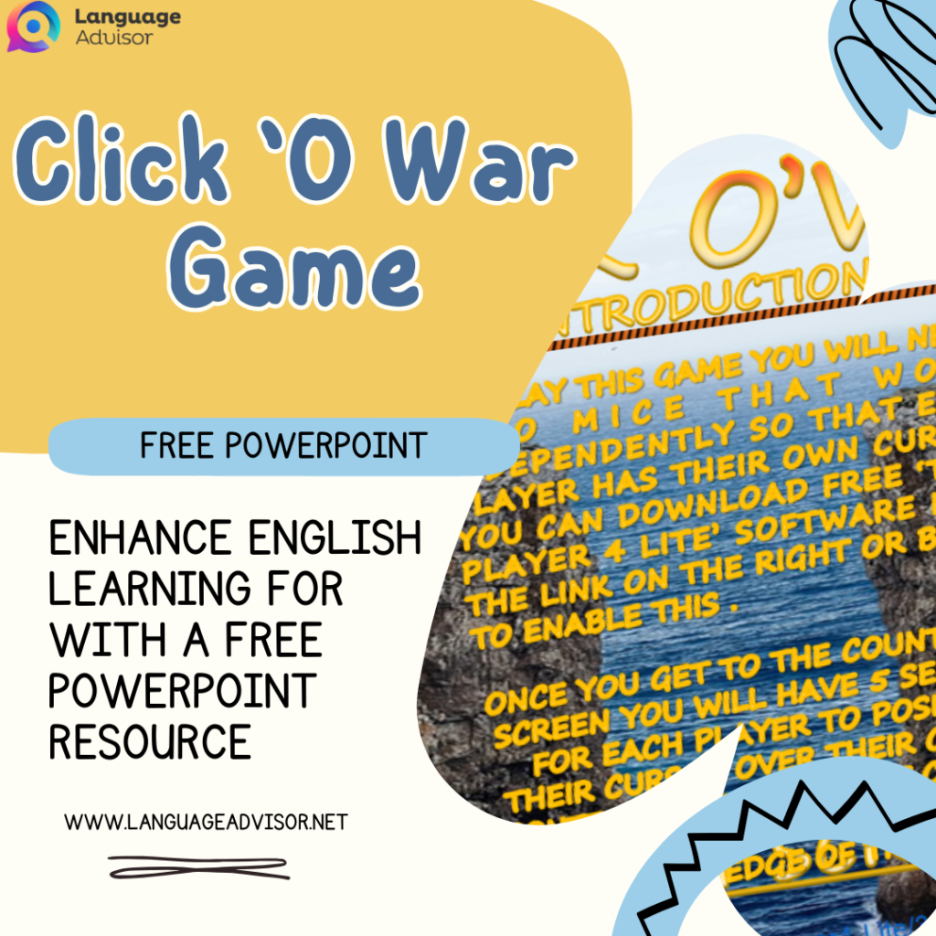 Click ‘O War Game - Language Advisor