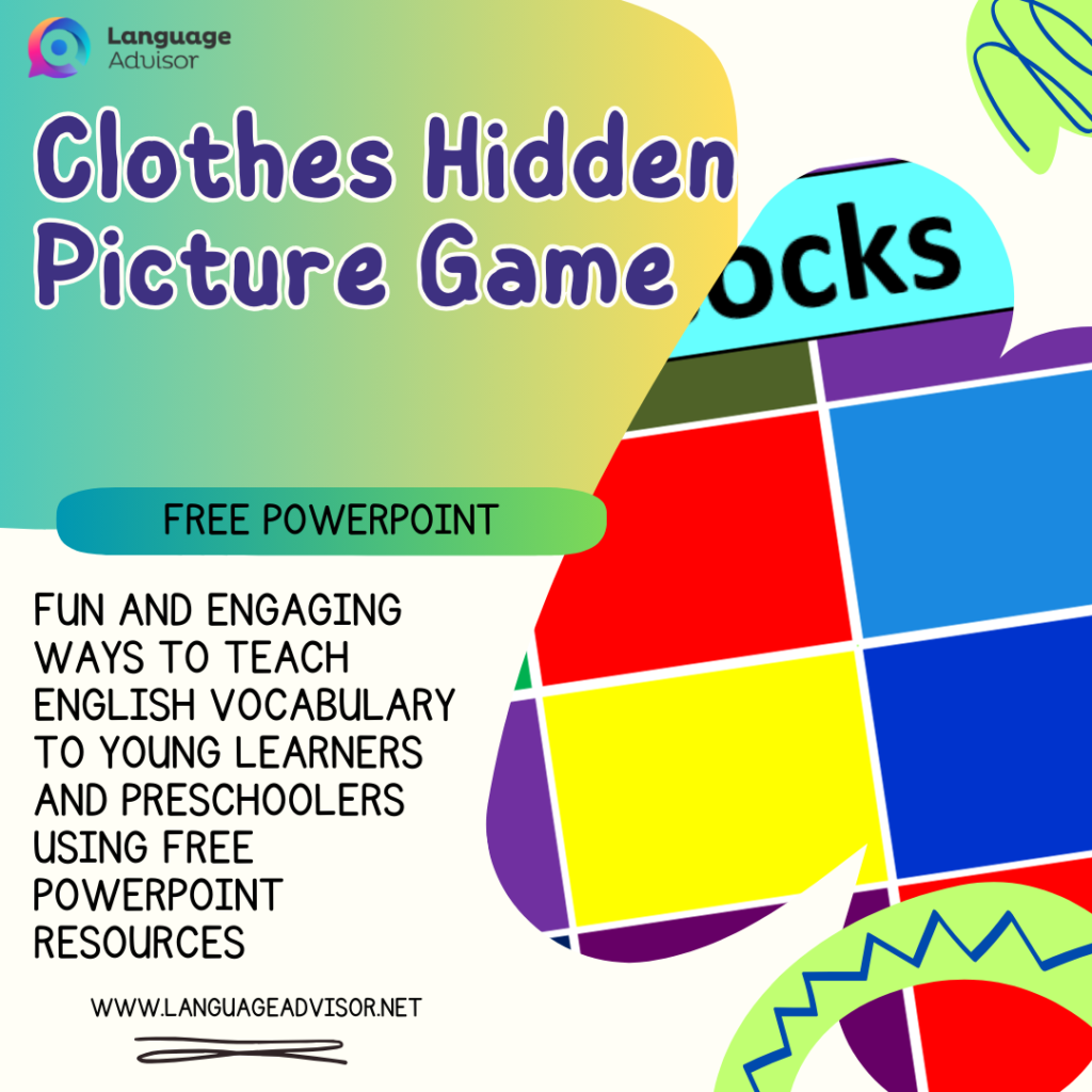 Clothes Hidden Picture Game - Language Advisor