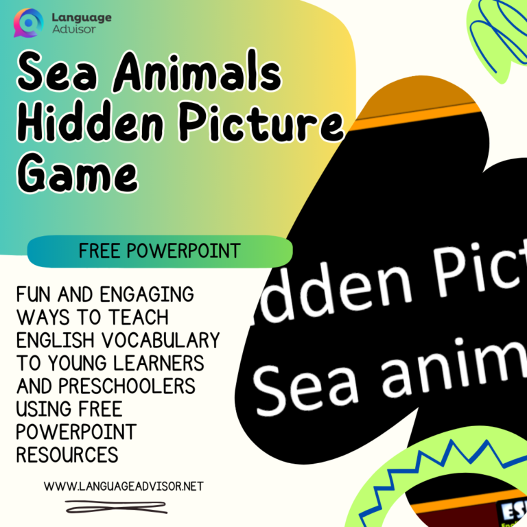Sea Animals Hidden Picture Game