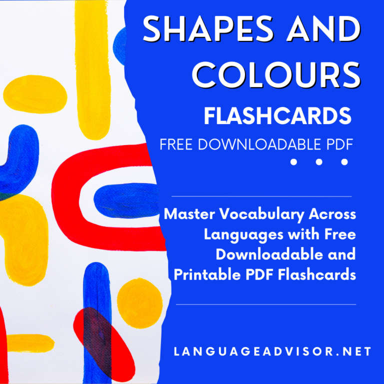 Shapes and Colours – Flashcards