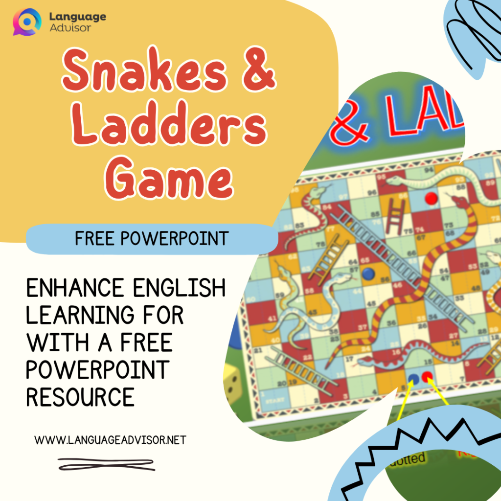 Snakes & Ladders Game - Language Advisor