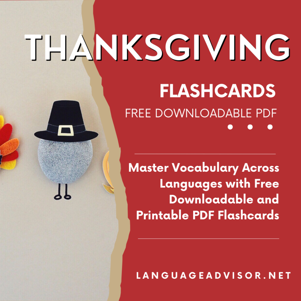 Thanksgiving - Flashcards - Language Advisor