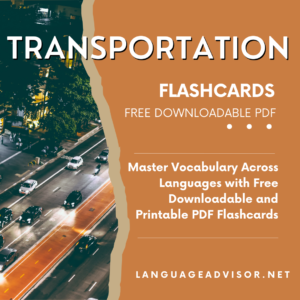 Transportation – Flashcards