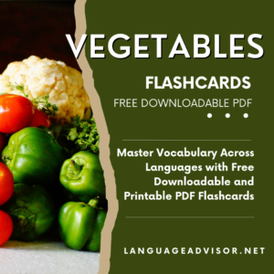 Vegetables – Flashcards