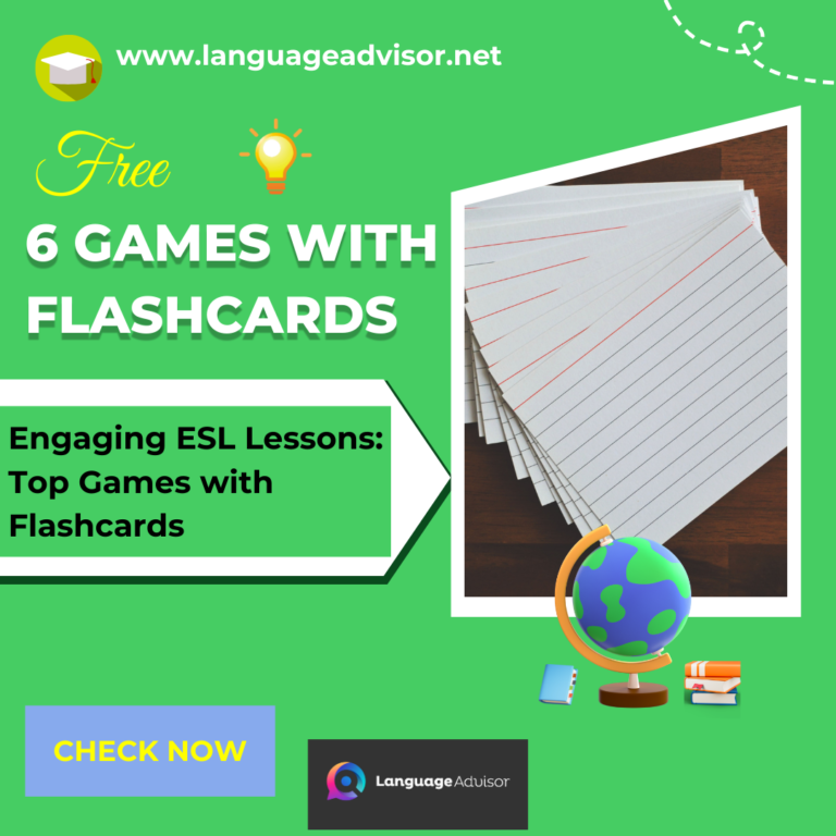 6 Games with Flashcards